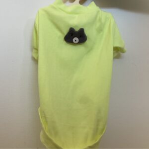 Dog clothe with small cat on back (size XXL) neon