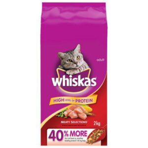 Whiskas Adult Cat Meaty Selections 2kg