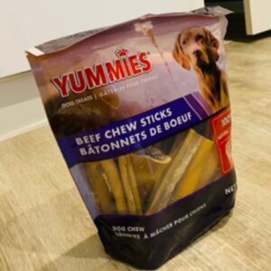 Yummies Beef Chew Sticks Dog Treats, 900 g