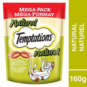 Temptations All Natural Free range Chicken 160g