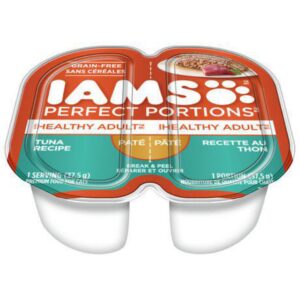 IAMS Perfect Portions Grain Free Paté Premium Wet Cat Food Tuna Recipe